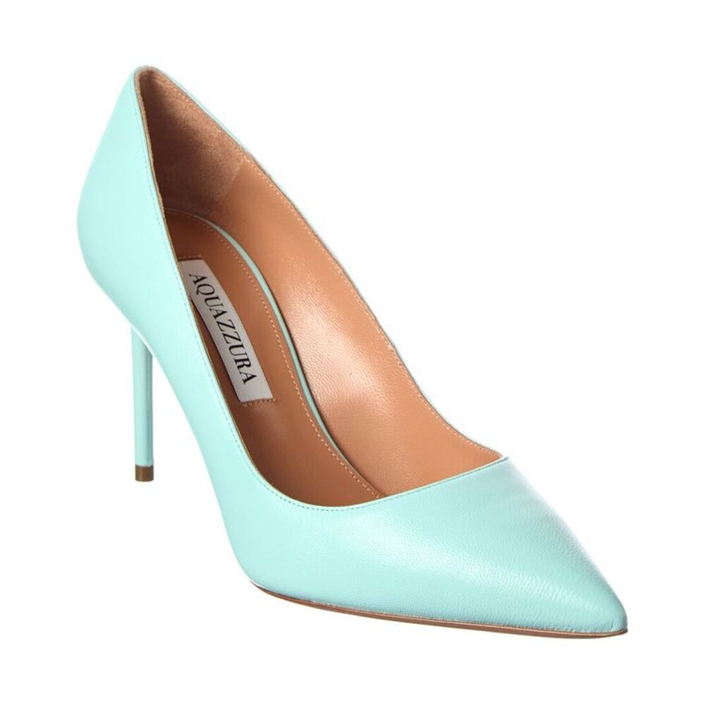 Aquazzura Leather Pump, Blue